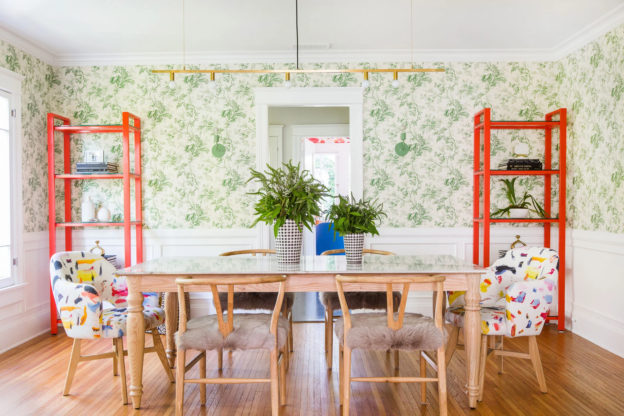 Colorful California Bungalow for Newlyweds Samira Wiley & Lauren Morelli