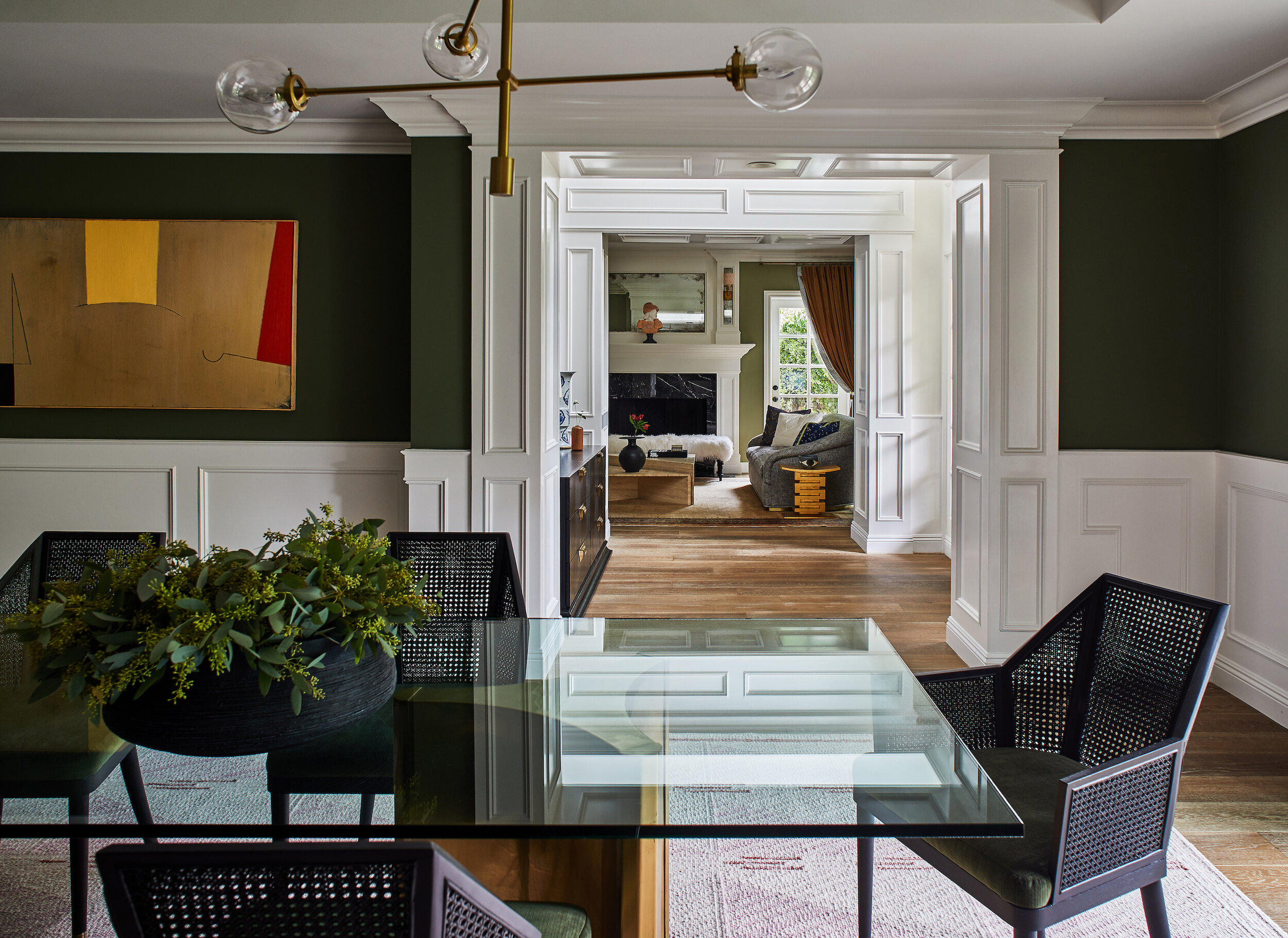 Brentwood Dining Room into Living Room