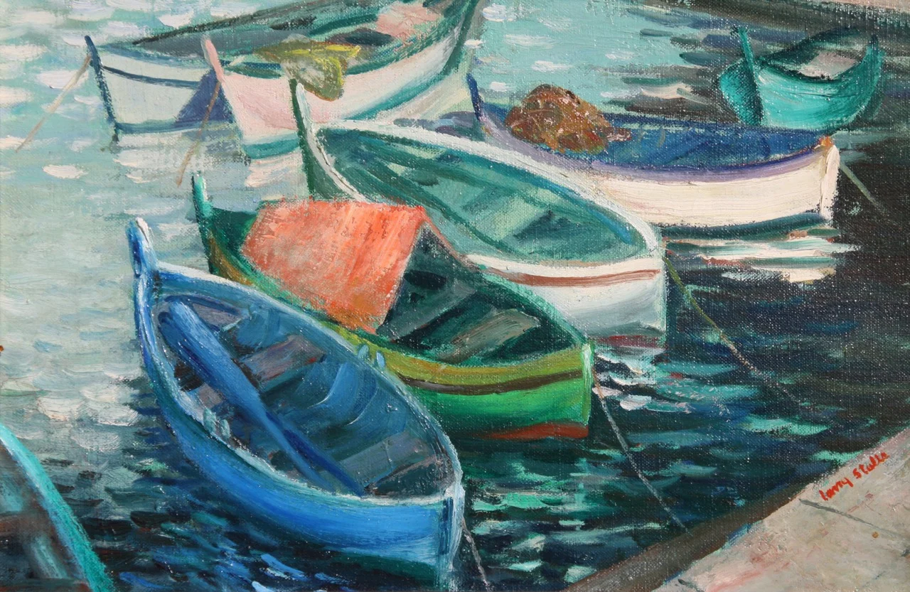 "Untitled," oil painting (c. 1962) by Larry Stults