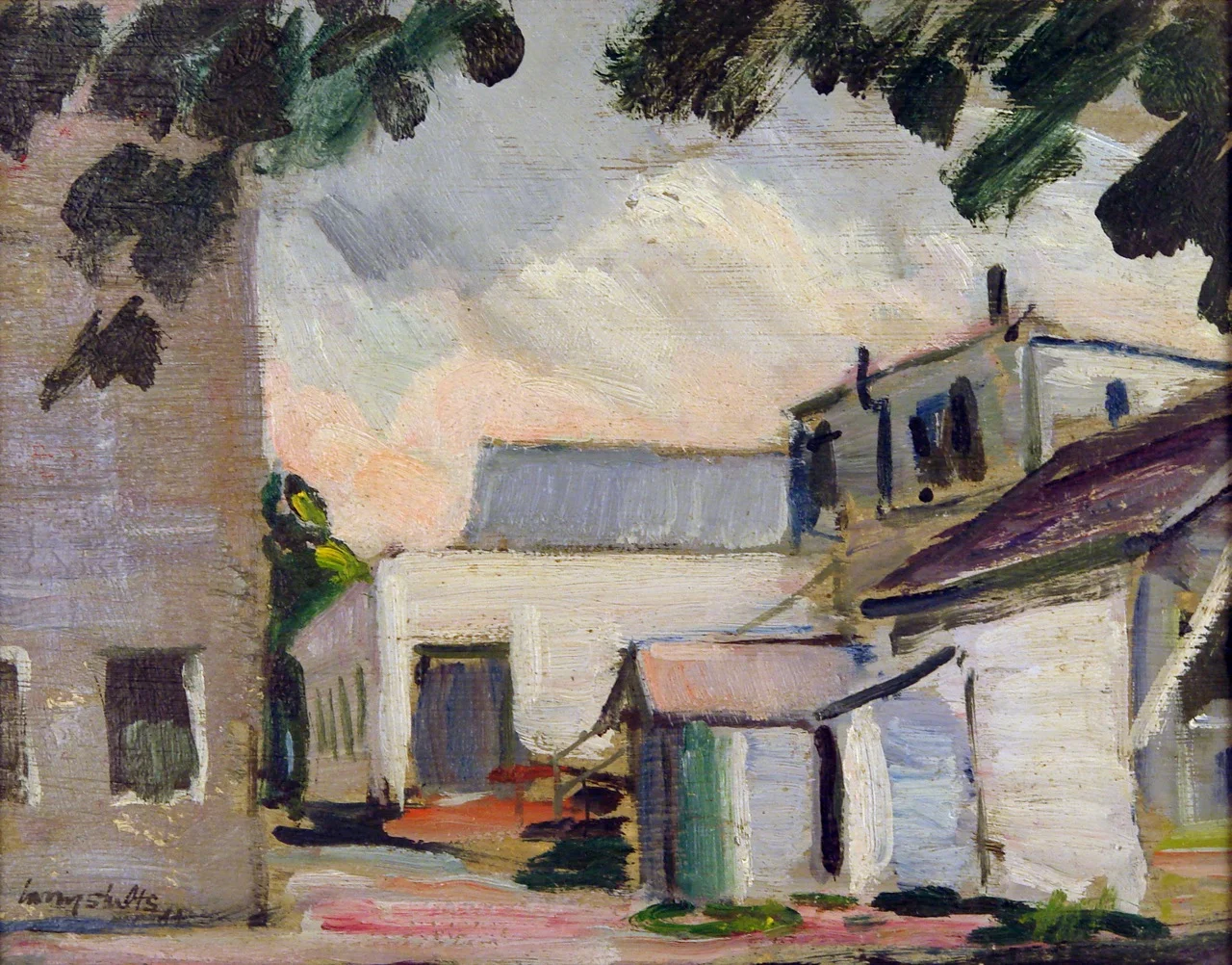 "Untitled," oil (c. 1946) by Larry Stults