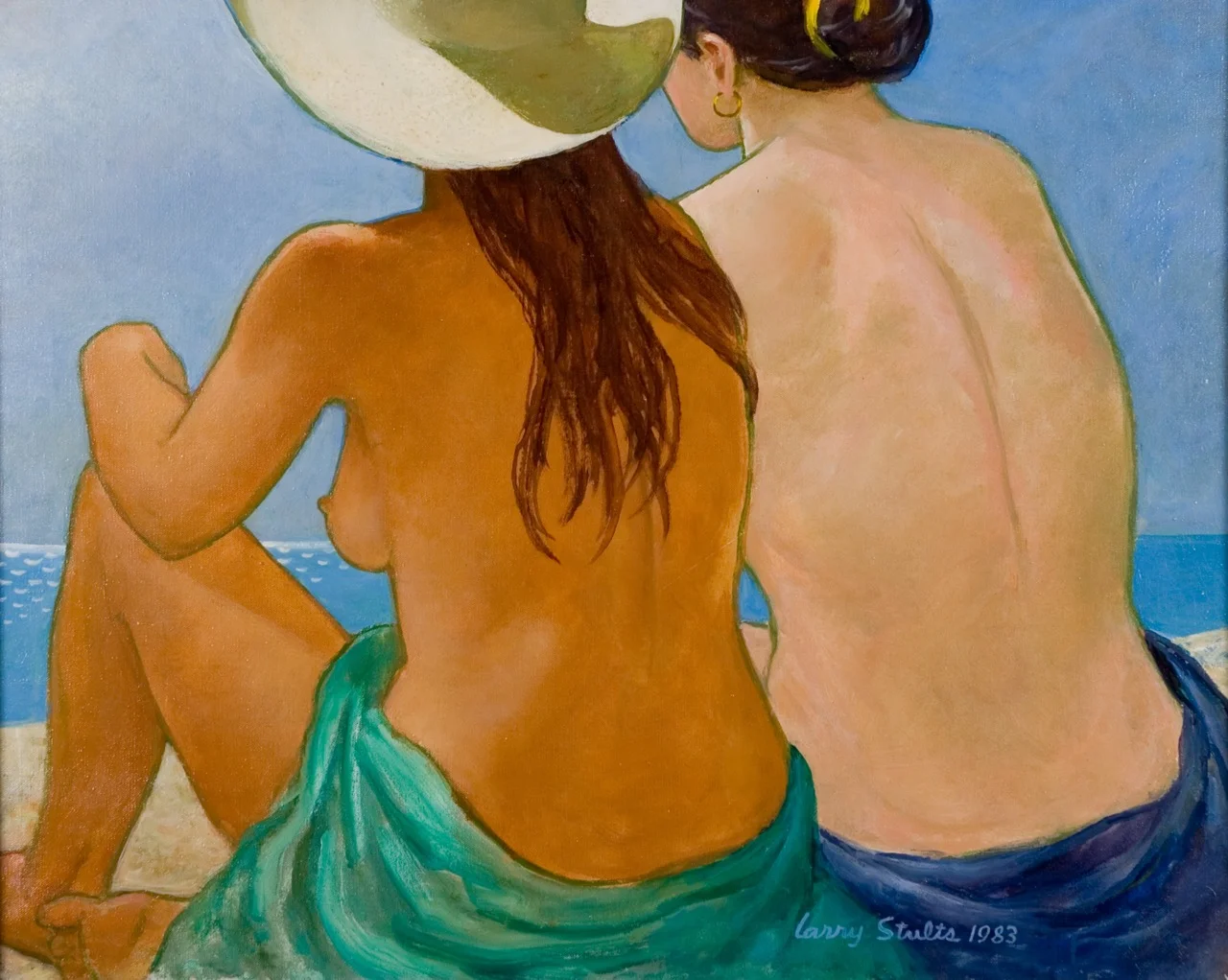 "Contrast," oil painting (1983) by Larry Stults