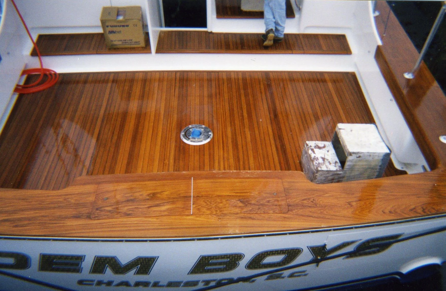 boat work teak cockpit deck.jpg