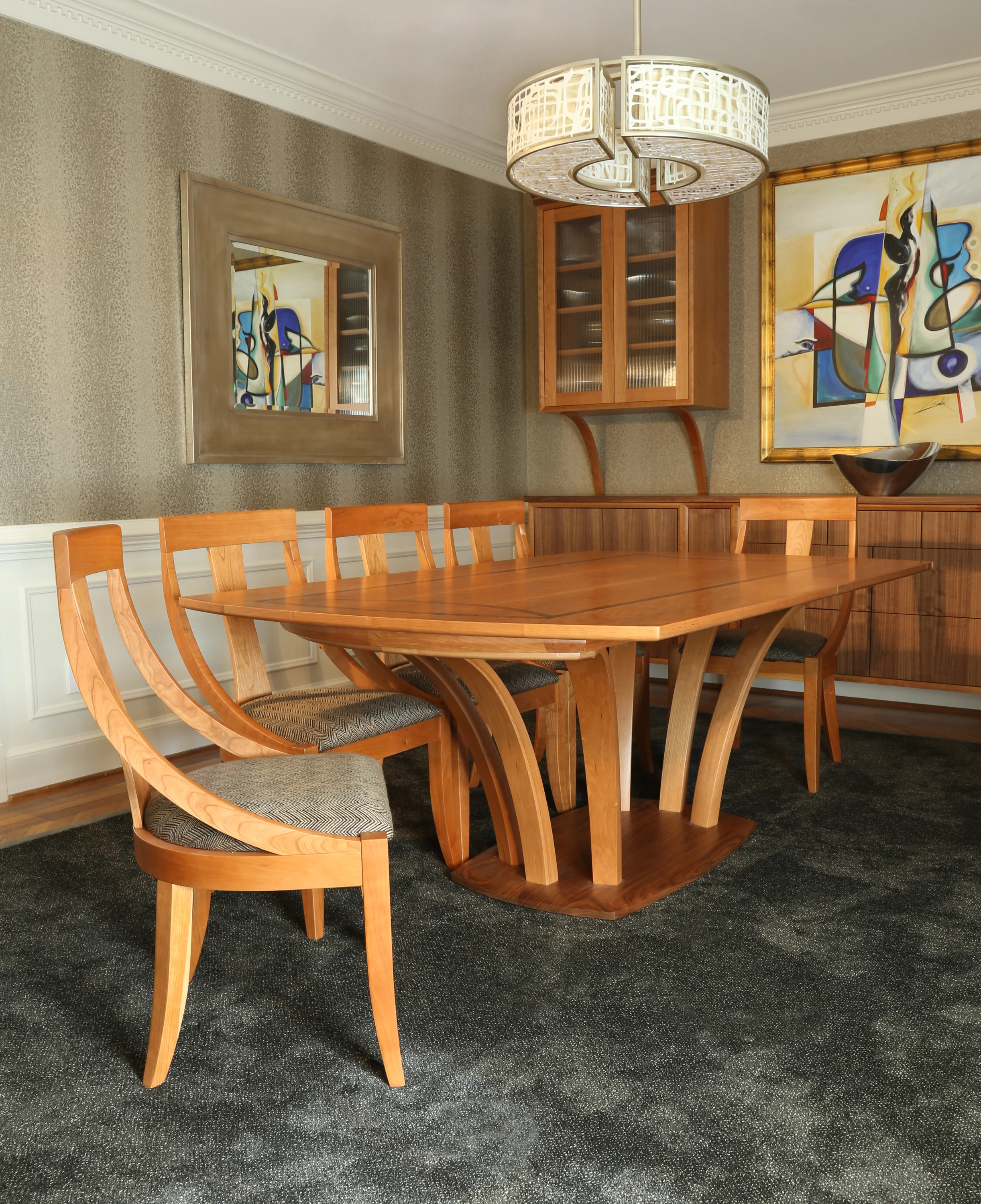 dinning table with 24 inch leaf and bent wood base.jpg