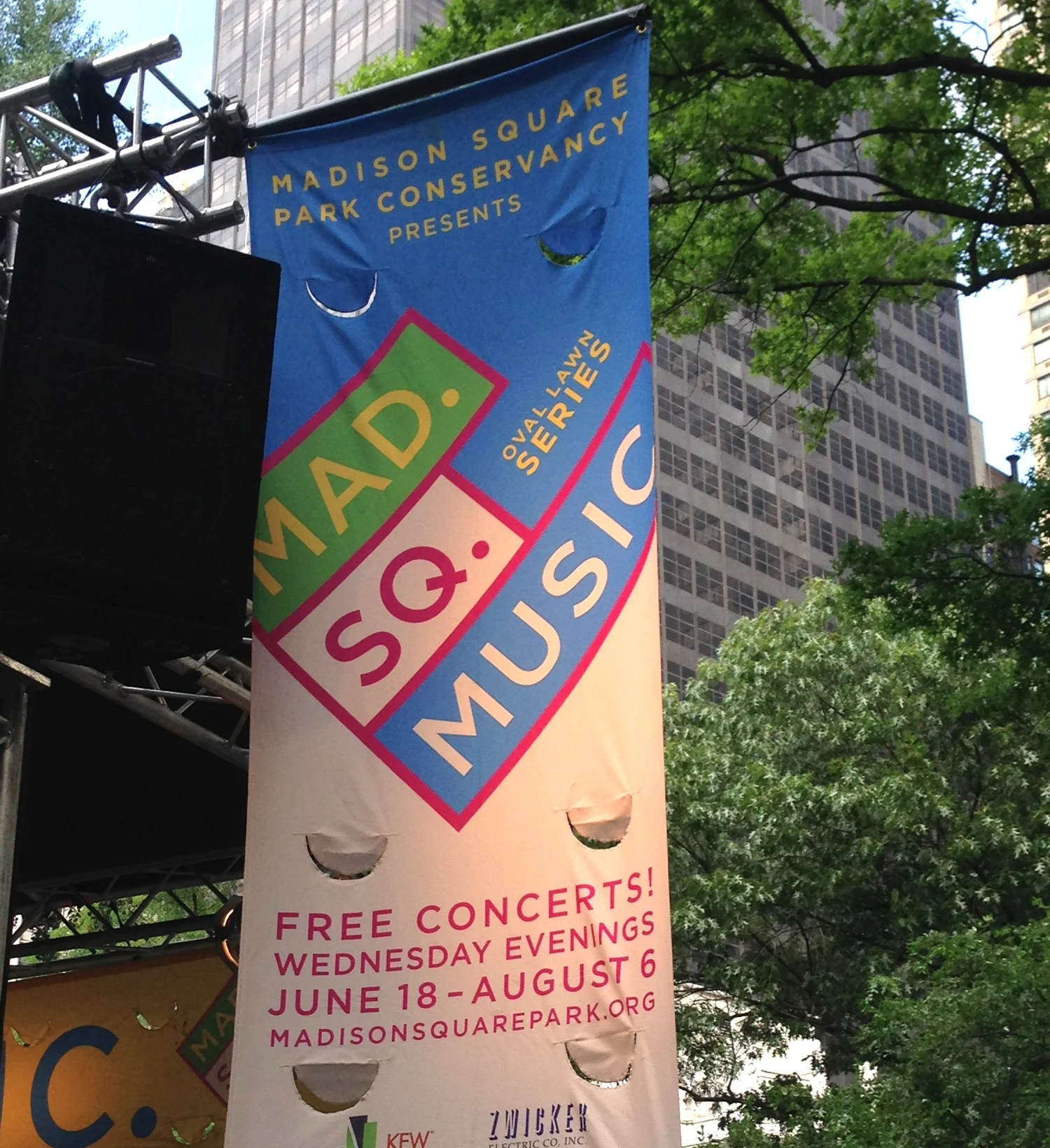 Madison Square Park Oval Lawn Series Opener