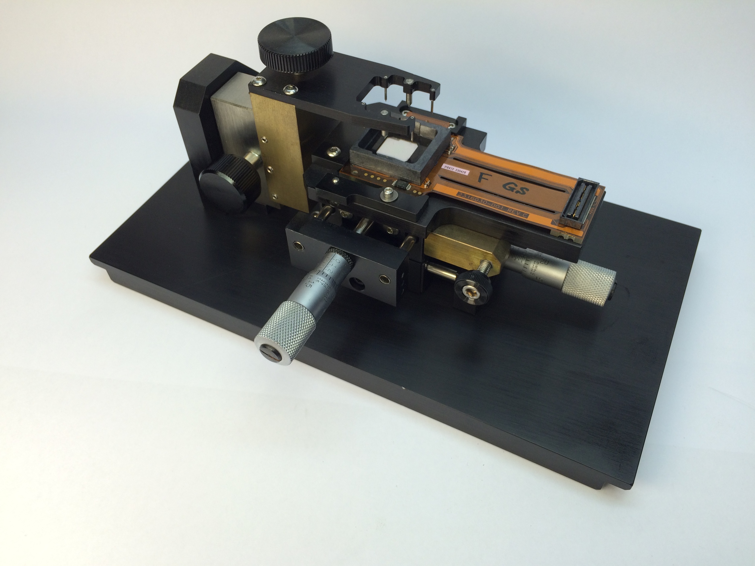Assembly Fixture for Precision Aperature Placement on LCOS Spacial Light Modulator Panal
