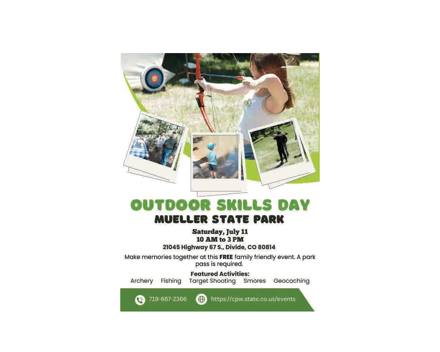 Mueller State Park Outdoor Skills Day