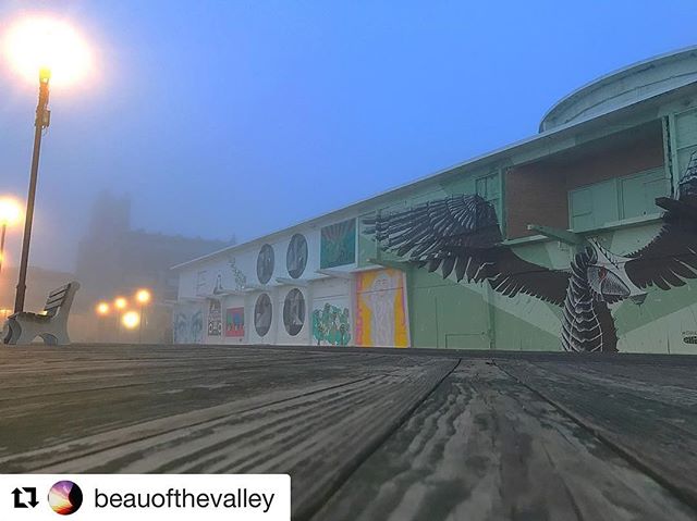 #Repost @beauofthevalley
・・・
#foggymorning #asburypark #asburyparkboardwalk #asburyparkdaily #woodenwallsproject #jerseycollective #jshn #njspots #njisntboring #njisbeautiful #myasburypark #blackglassgallery #centraljerseyexists @woodenwallsproject