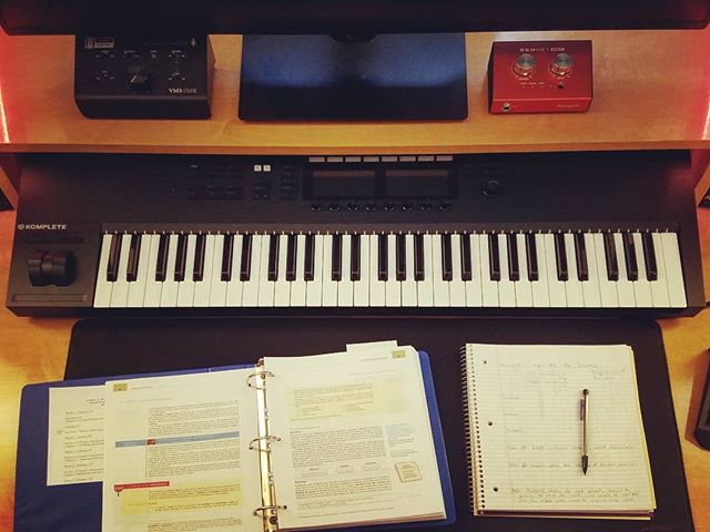 Doing what I have to do 📚✏️📑📖 in order to spend more time doing what I want to do 🎛️🎚️🎹🎚️🎛️