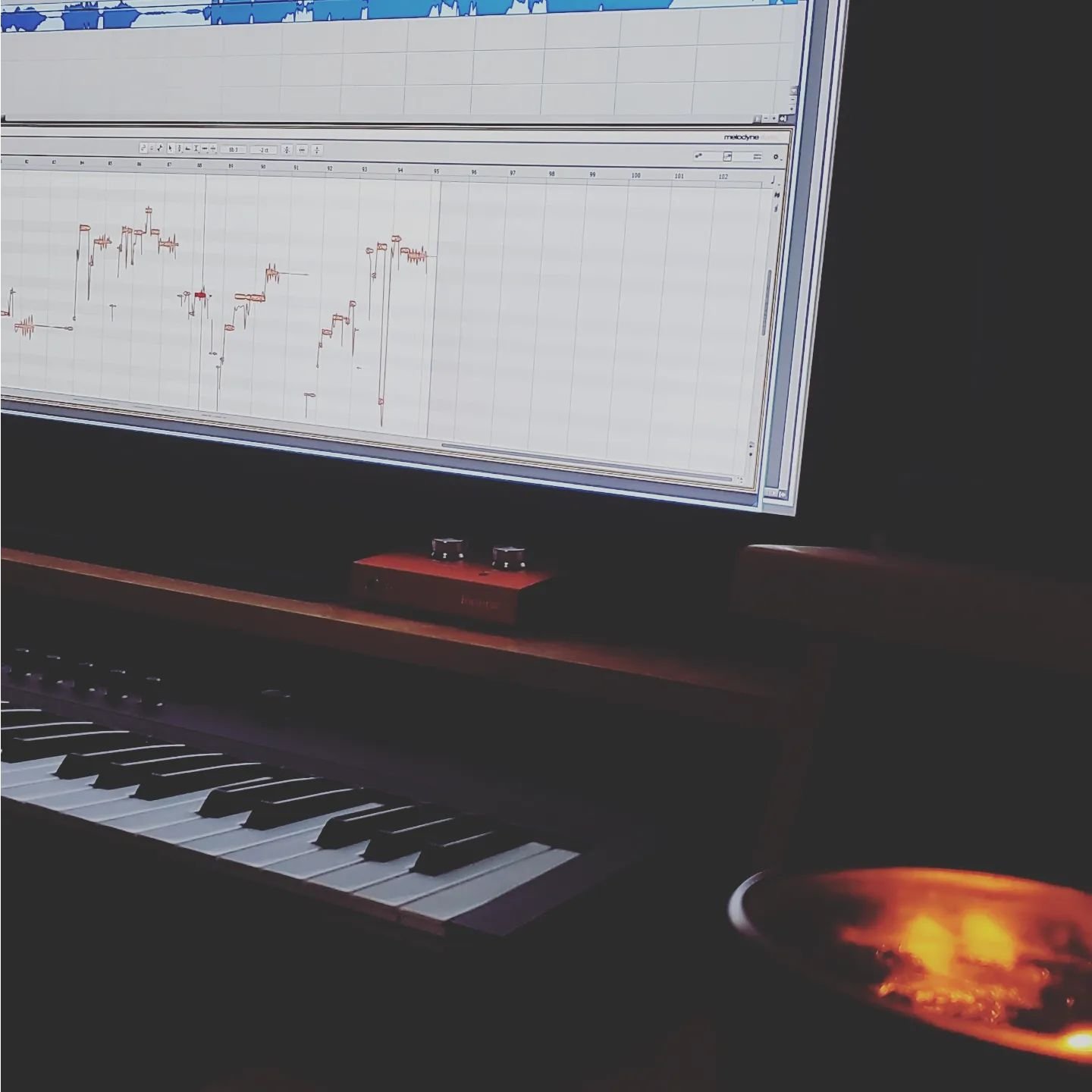 editing @desmo_hunter vocals in a hurricane 🌀 got that auto save frequency turned all the way up and trusting my #Furman F1500 UPS