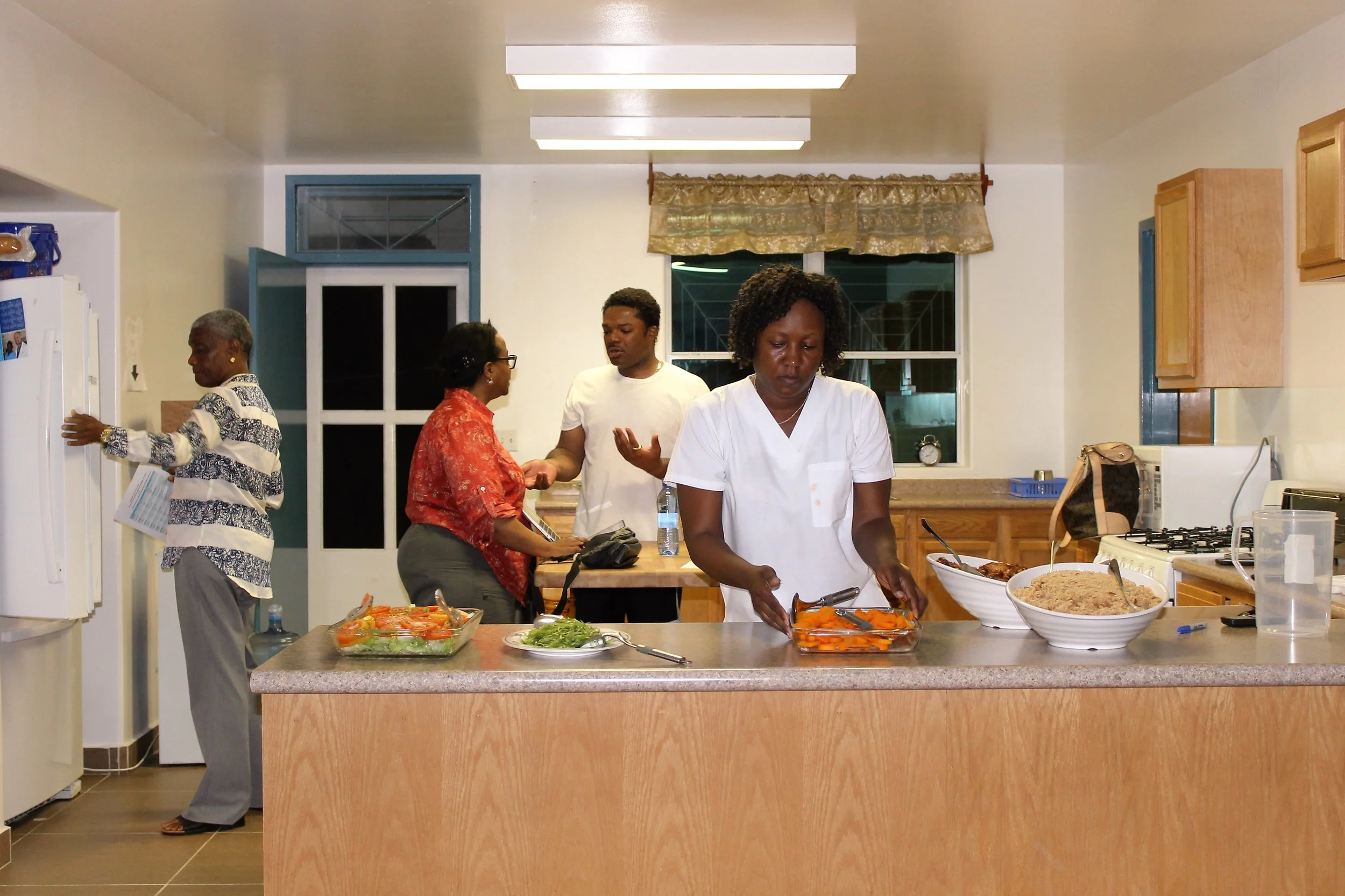 Dinner is Served at the FSIL Guest House