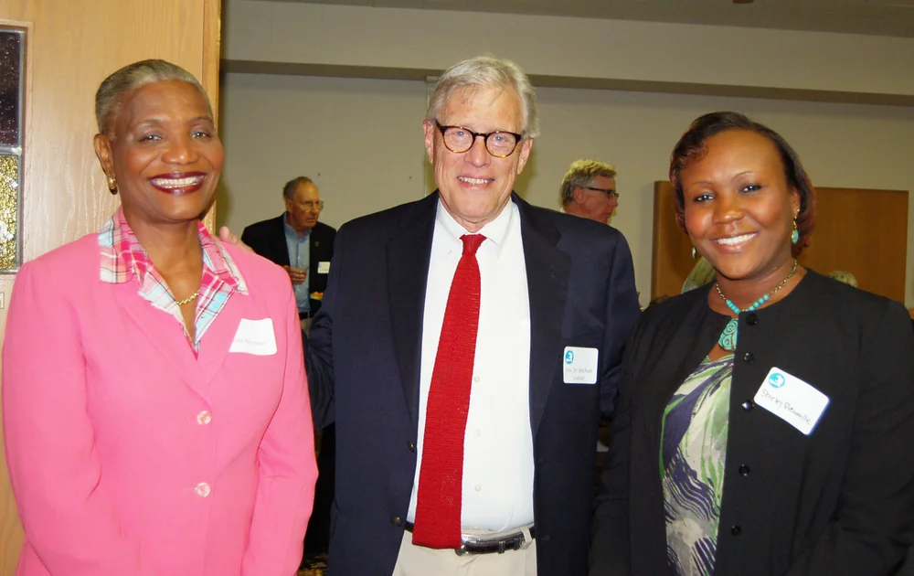 Dean Hilda Alcindor, Rev. Dr. Michael Lindvall, & Shirley Dieuveille