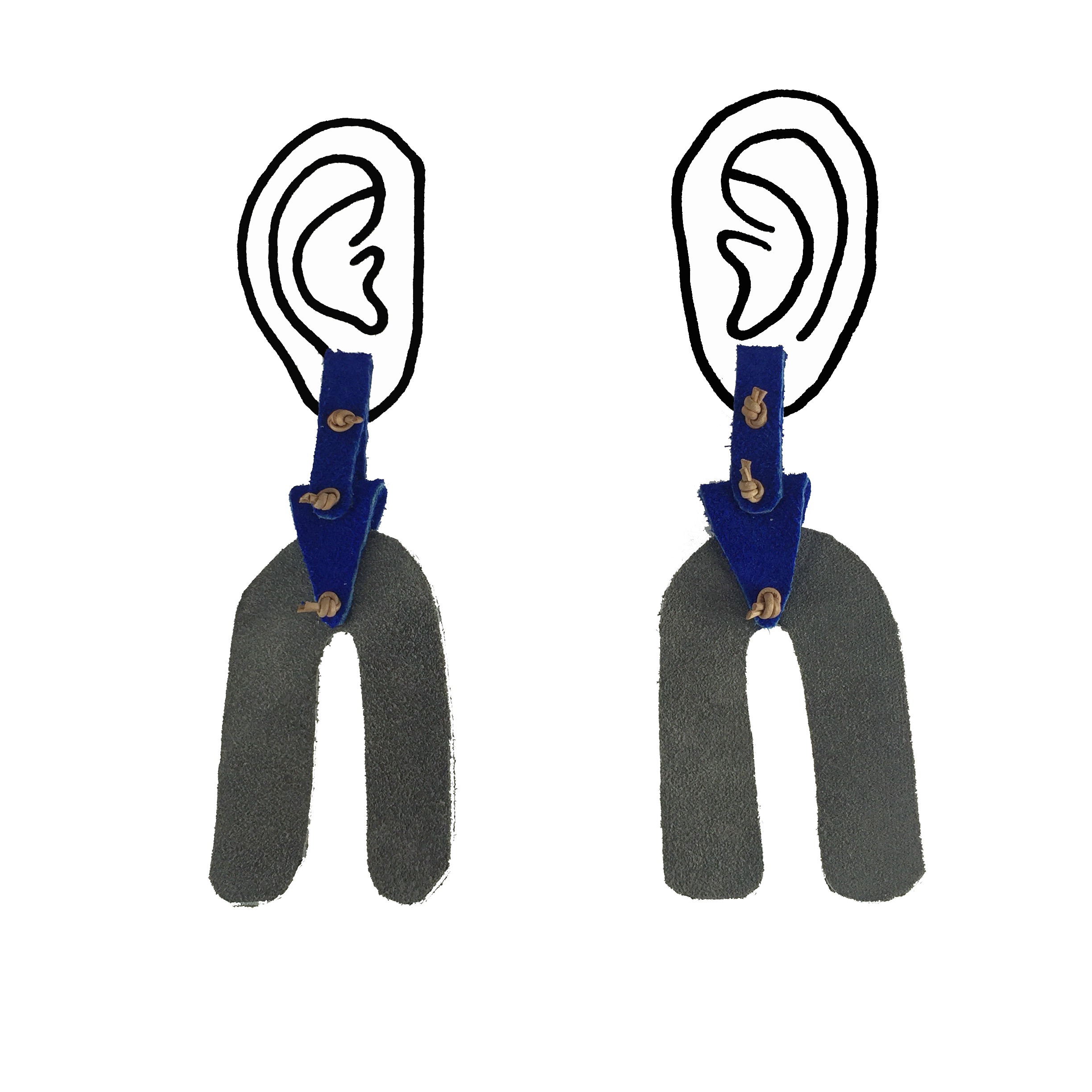 leather earrings #7