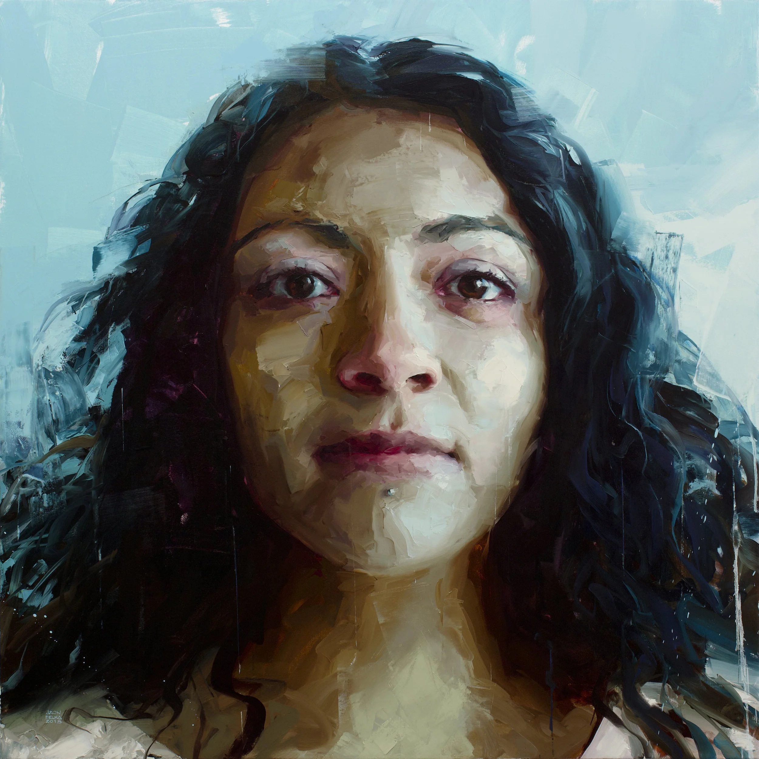 Ana Hernandez 2018 48 x 48 inches oil on canvas