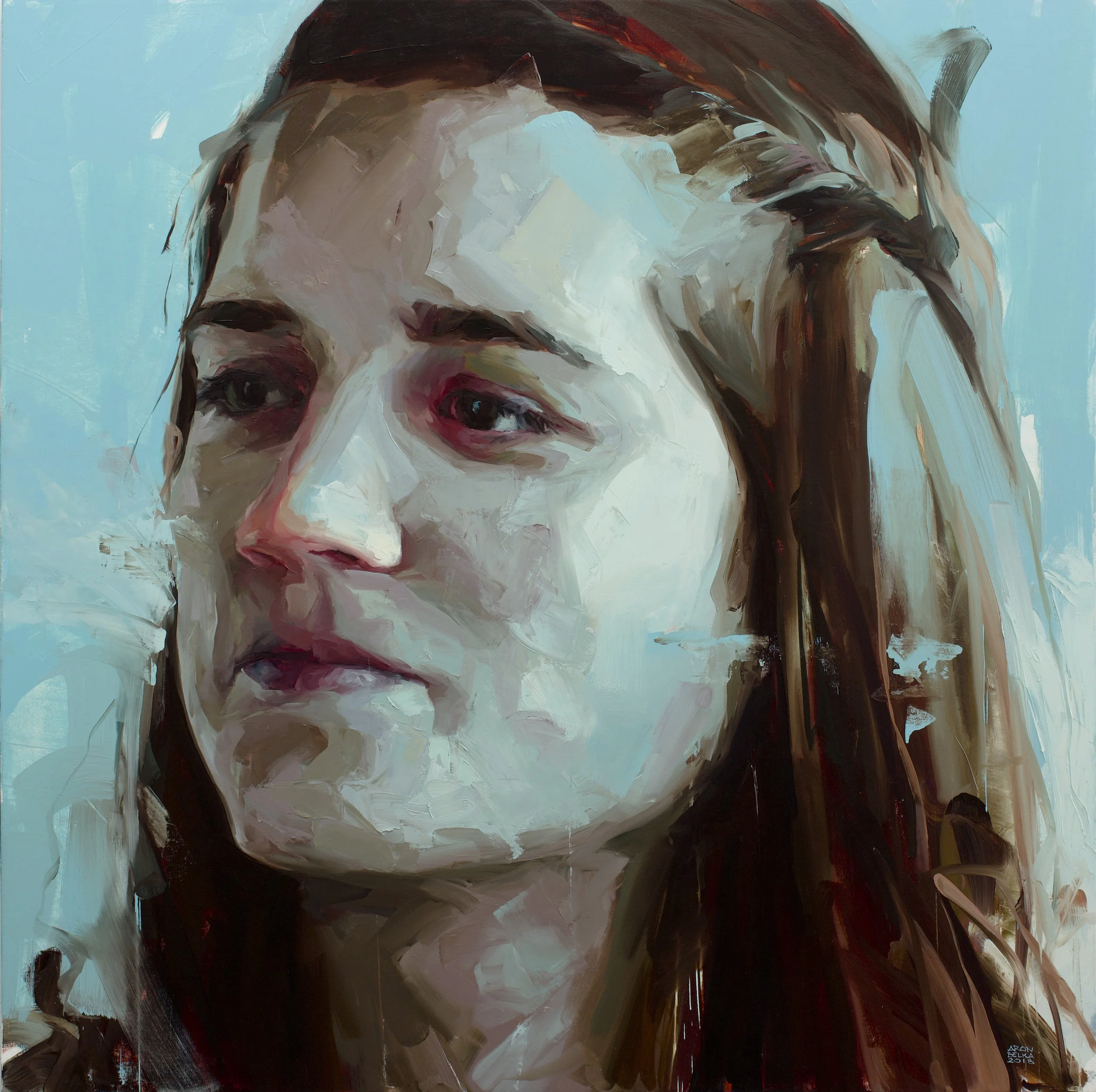 Samantha Melfi 2018 48 x 48 inches oil on canvas