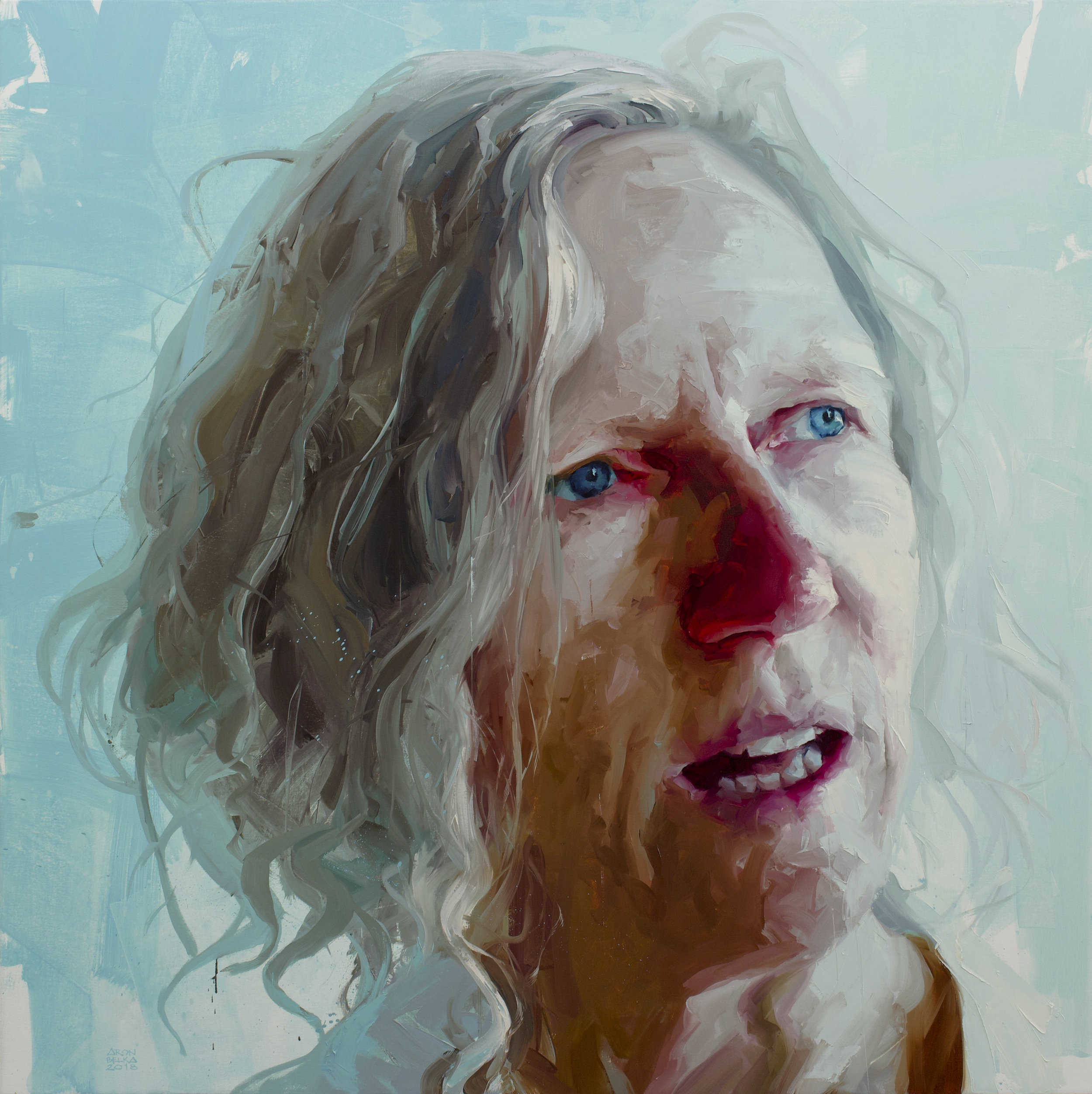 Shawn Hall 2018 48 x 48 inches oil on canvas