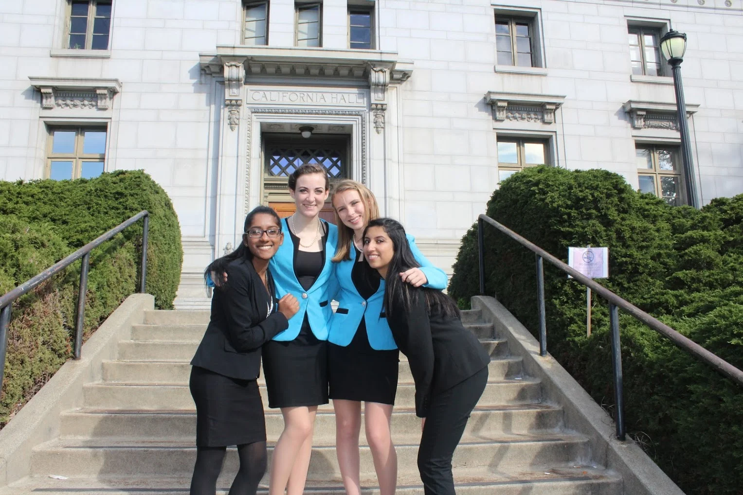 The CALifornia Girls: Bharathi Arasan, Cassie Korb, Maddie Whalen, Jahnvi Singh