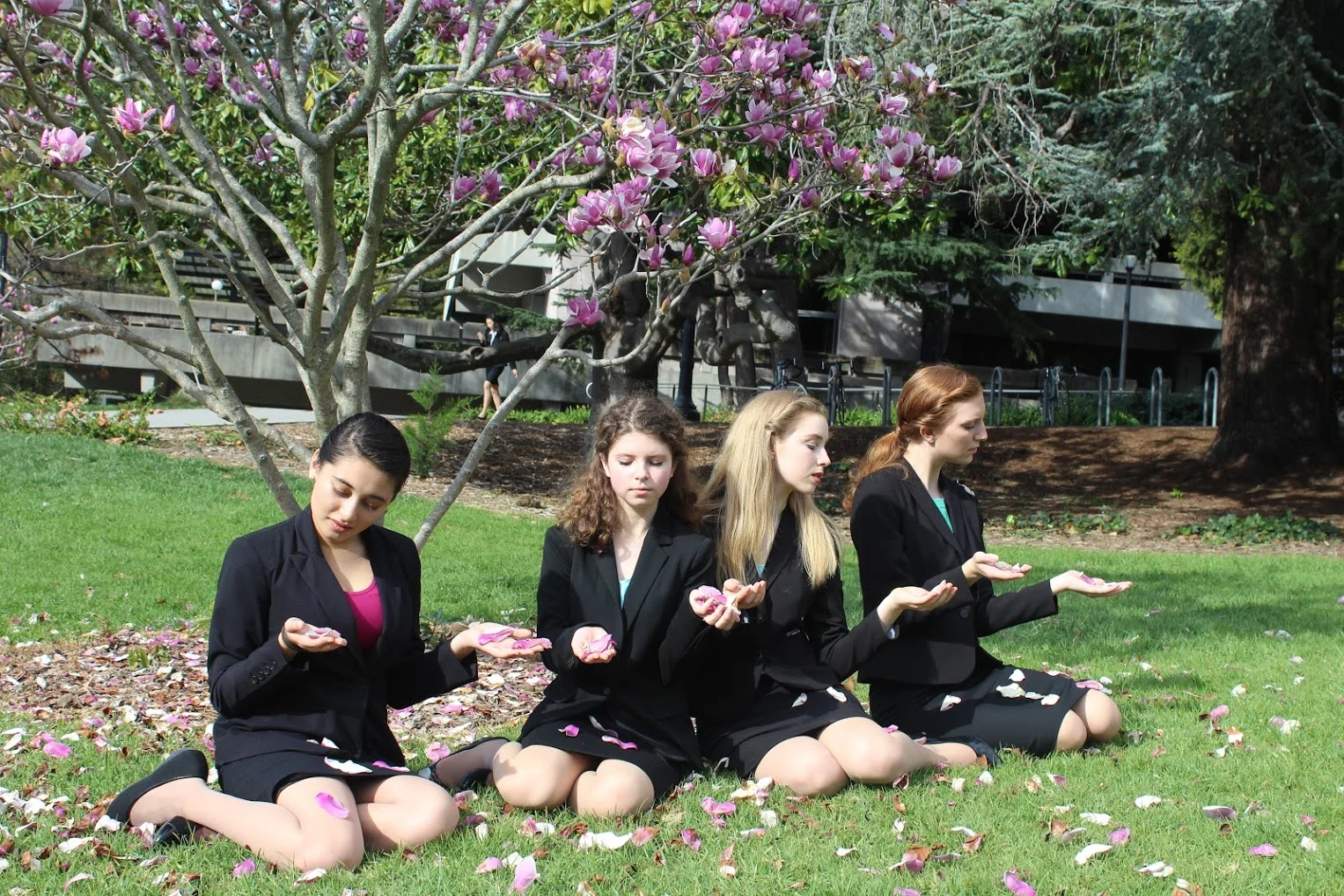The Herbal Witches: Nini Bhat, Liv Monroy, Amelia Whitney, Piper Lewis