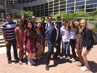 Nationals Squad outside of the Salt Palace.