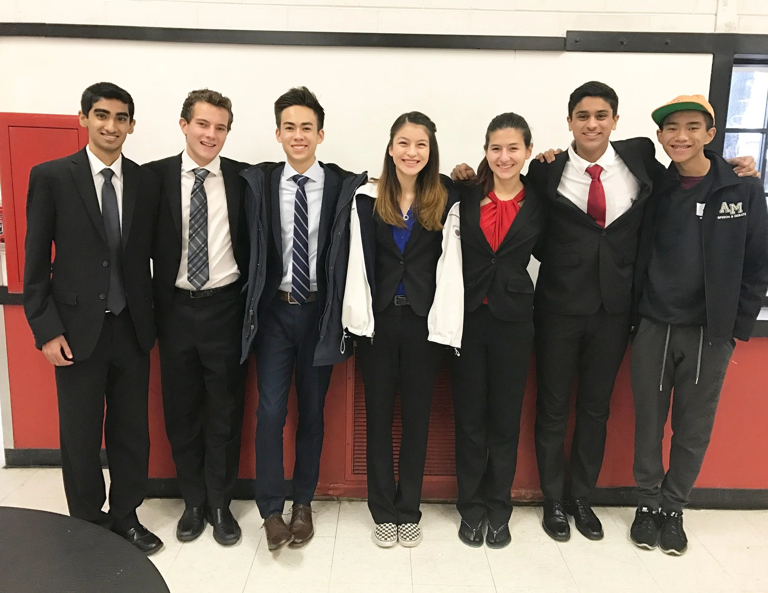 Our Policy, Public Forum, and Parli teams ready for an exciting MLK Sunday.