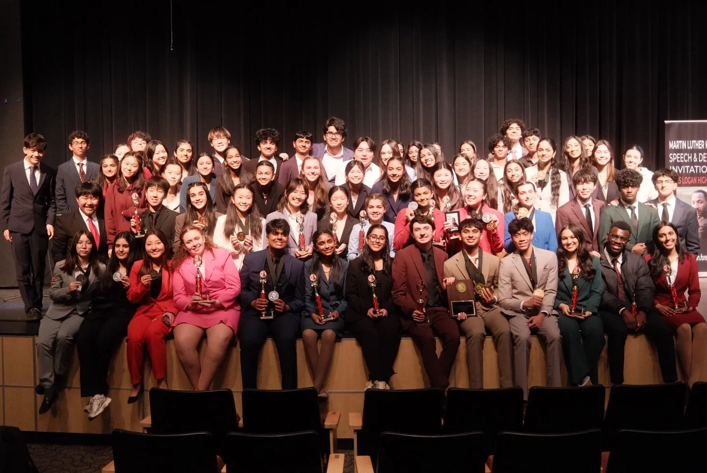 This past weekend AMHS Speech and Debate competed at the James Logan MLK Invitational where MSD won 1st place in Overall Sweepstakes out of 105 schools! Congratulations to the following students who were finalists in their events: sophomores Manvita,