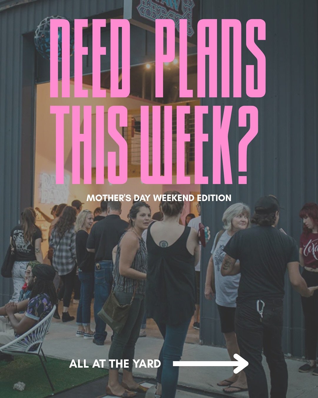 π This week / weekend at the Yard
We’ve got you covered, with vibes, eats, beats, and good times. Here’s what’s going downβ¬οΈ
π @txsakeco (karaoke night)
π @theaustinwinery (11 year celebration)
π @antsbeercave (Free pickleball