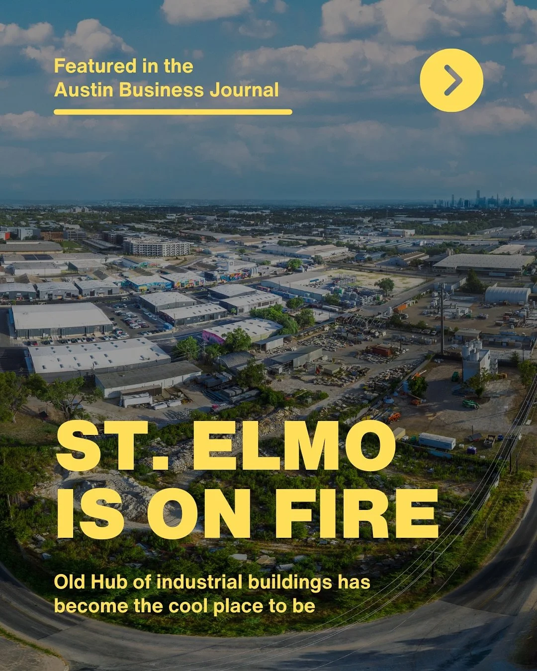 ✨We’re excited to share that the St. Elmo area was recently featured in the Austin Business Journal!
The article highlights the creativity, growth, and community spirit that make this part of Austin so special. We’re grateful to see the