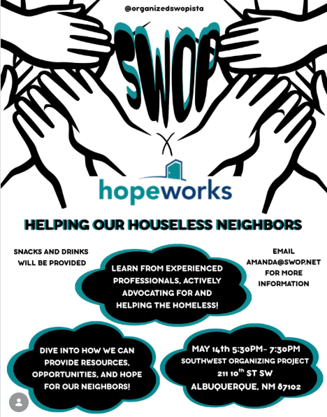 HELPING OUR HOUSELESS NEIGHBORS WORKSHOP