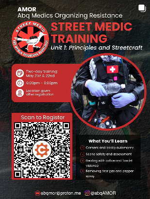 AMOR Street Medic Training