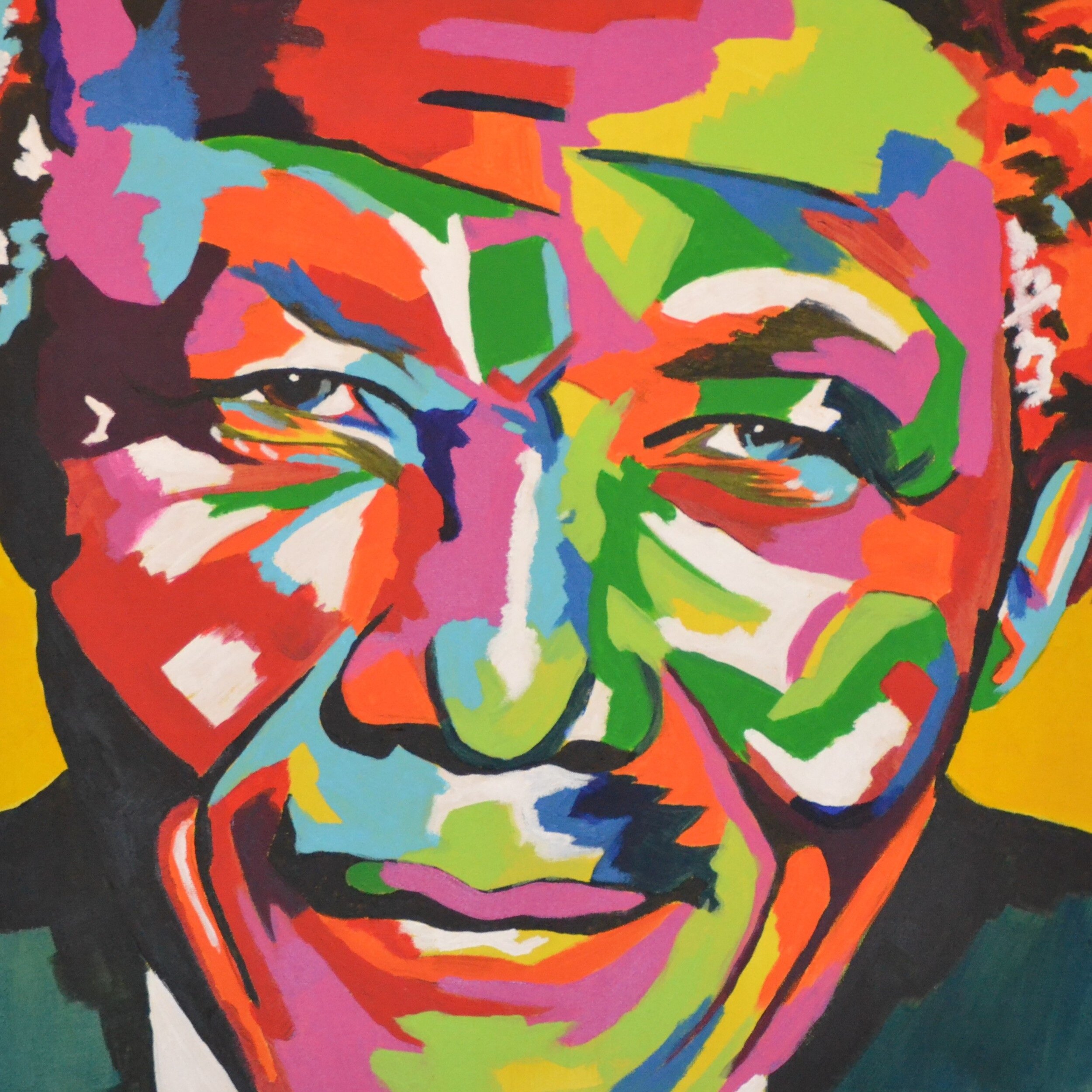 Rainbow Leader, Acrylic on Canvas,  50cmx50cm, (2013)