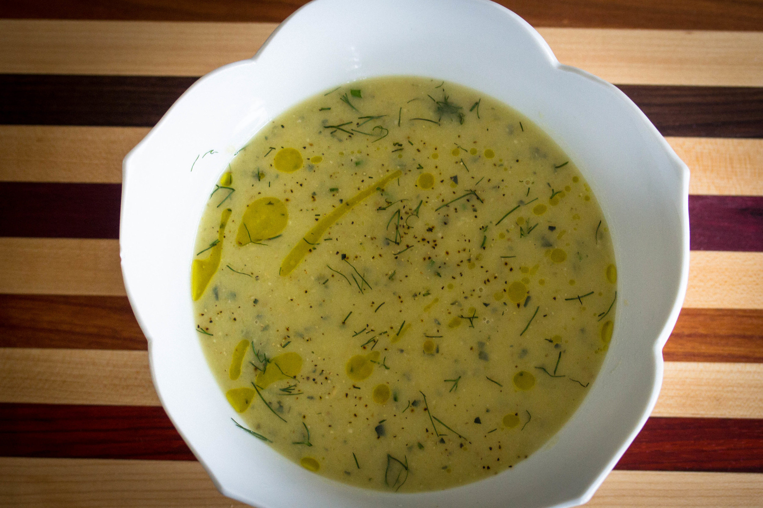 Zucchini Parsnip Soup