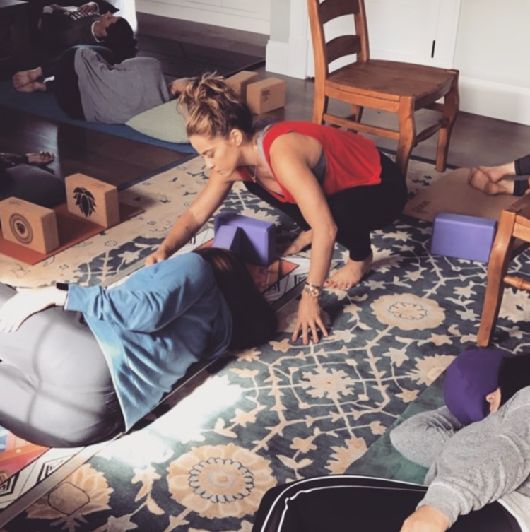 Aromatherapy Yin Yoga at Wellness Retreat in York, Maine.