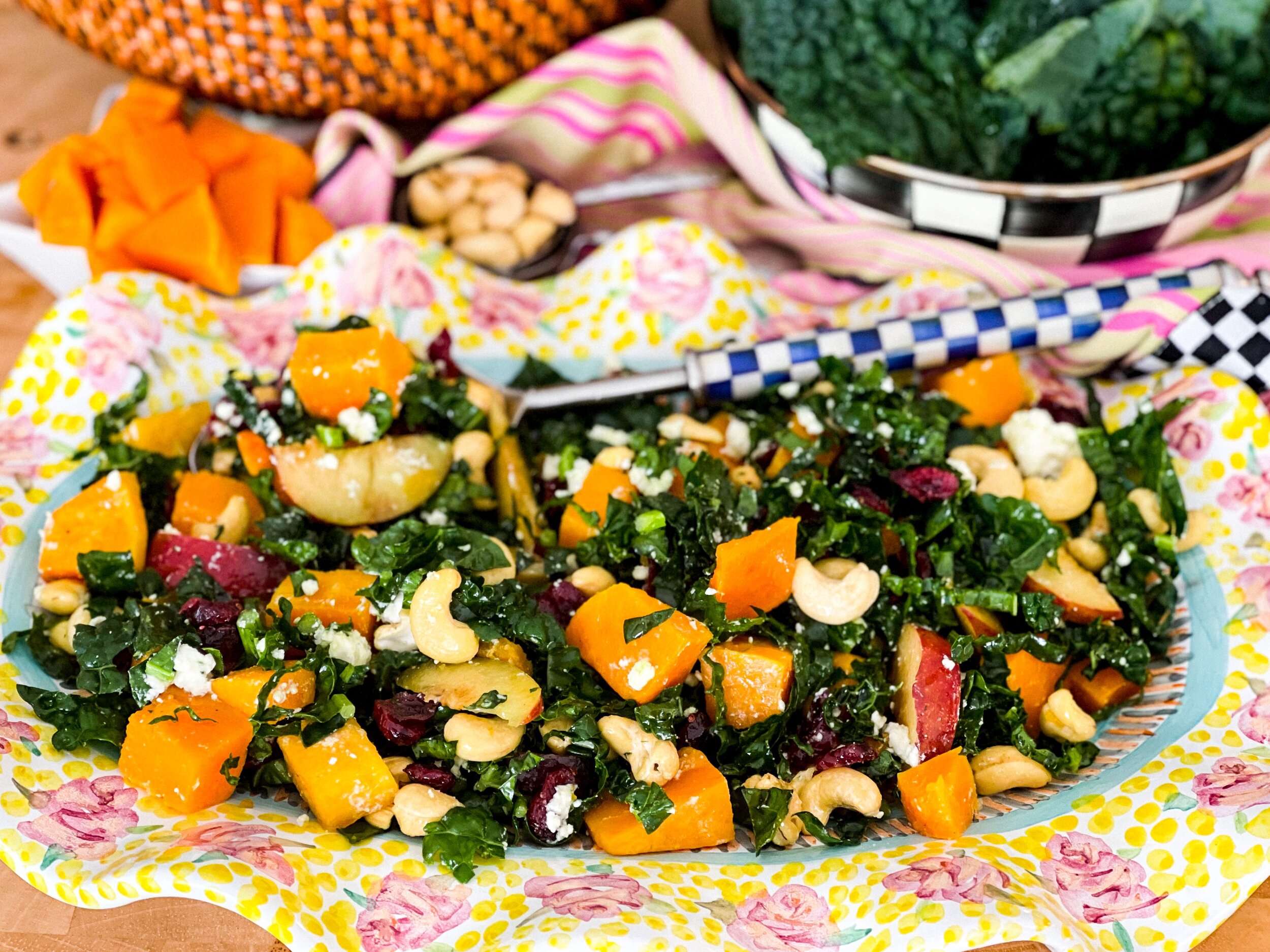 Kale &amp; Butternut Squash Salad