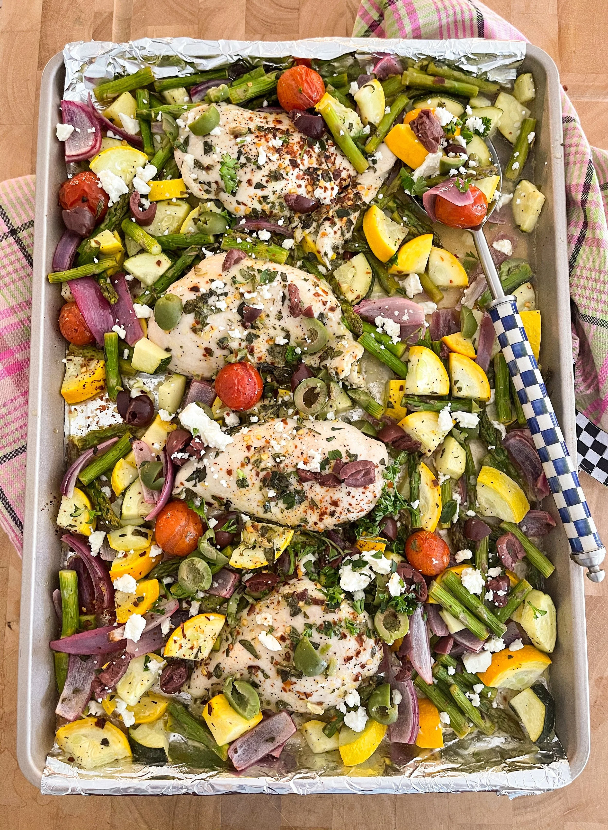 Lemon Chicken Sheet Pan