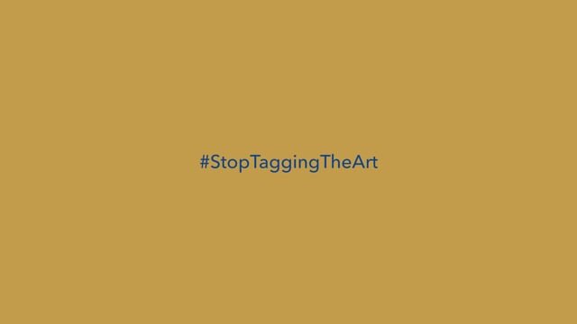01 Frank Romero - #StopTaggingTheArt - 30sec