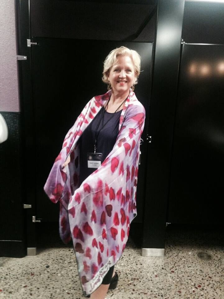 Everytime I wear one of these Luxury shawls I get stopped everywhere I go! It enables me to stop and speak love into someone throughout my day! Bonnie, PEI Canada