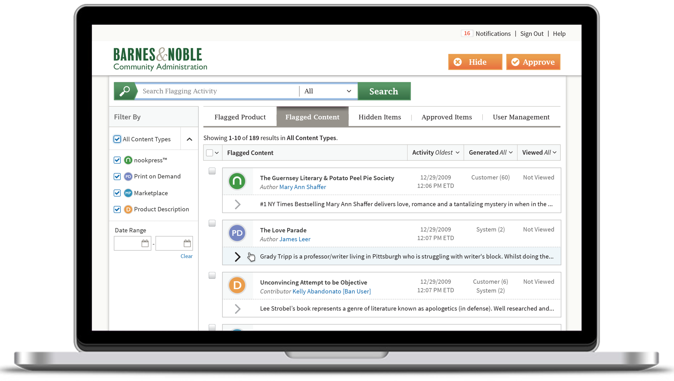 Barnes & Noble CMS