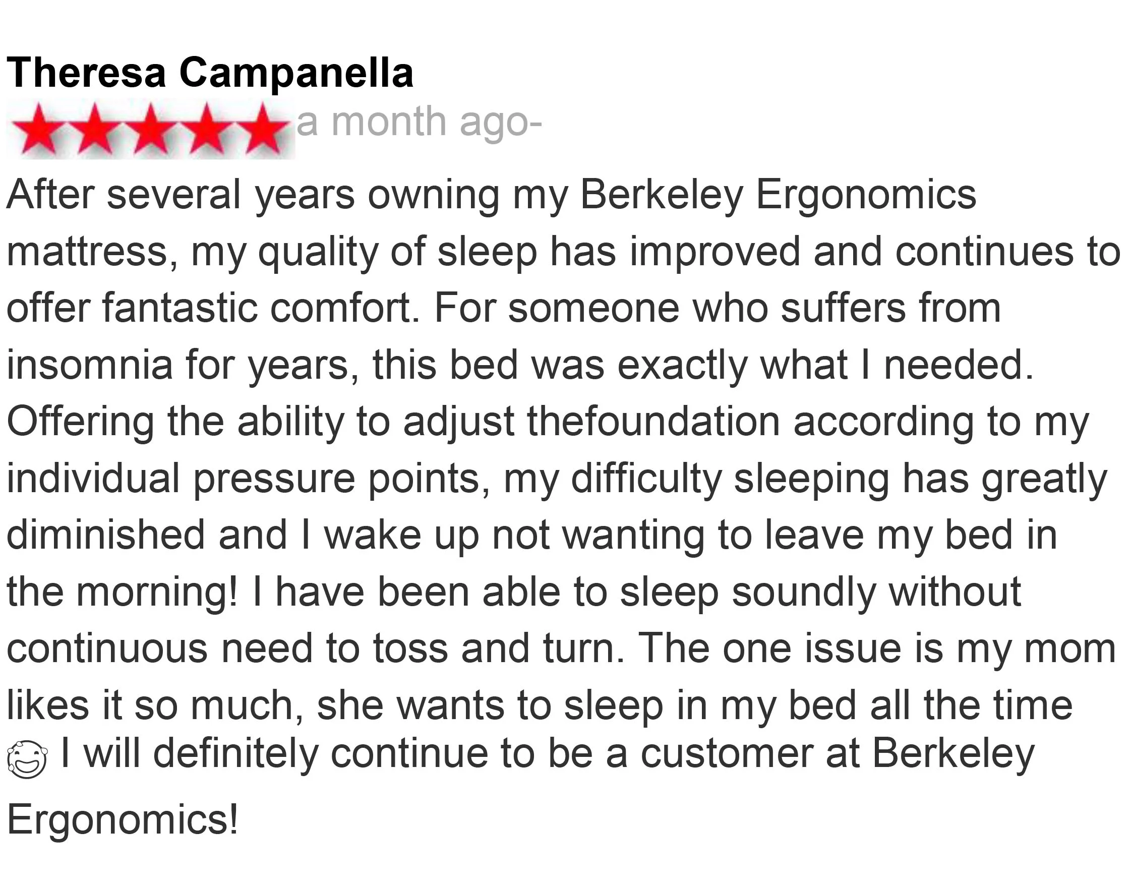 berkeley ergonomics mattress review