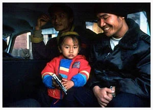 Shlomo Gangte laughs with his son, Jeffy. Shlomo, who today runs Shalom Printing, dreams of studying Judaism in Israel or the United States. Shlomo says he would return to Manipur, establishing a Jewish school (Yeshiva) so his son Jeffy and other Benei Menashe youths will have the opportunity to learn more than anyone in Manipur can teach them today. “When I look at the Benei Menashe people,” he reflects in perfect English, “they really want to obey Torah, but do not know how. When we want to learn, we go to someone’s house and learn one from another. How long can we do that, if we don’t have an institution that can train us?”