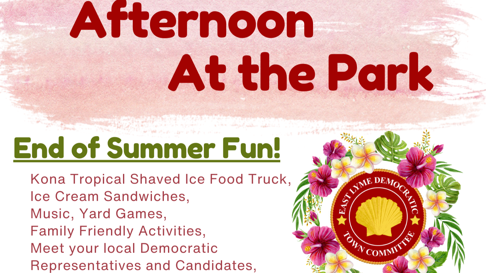 Afternoon at the Park Family Fun - Rain or Shine!