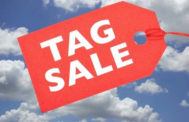 A DTC TAG SALE fundraiser!