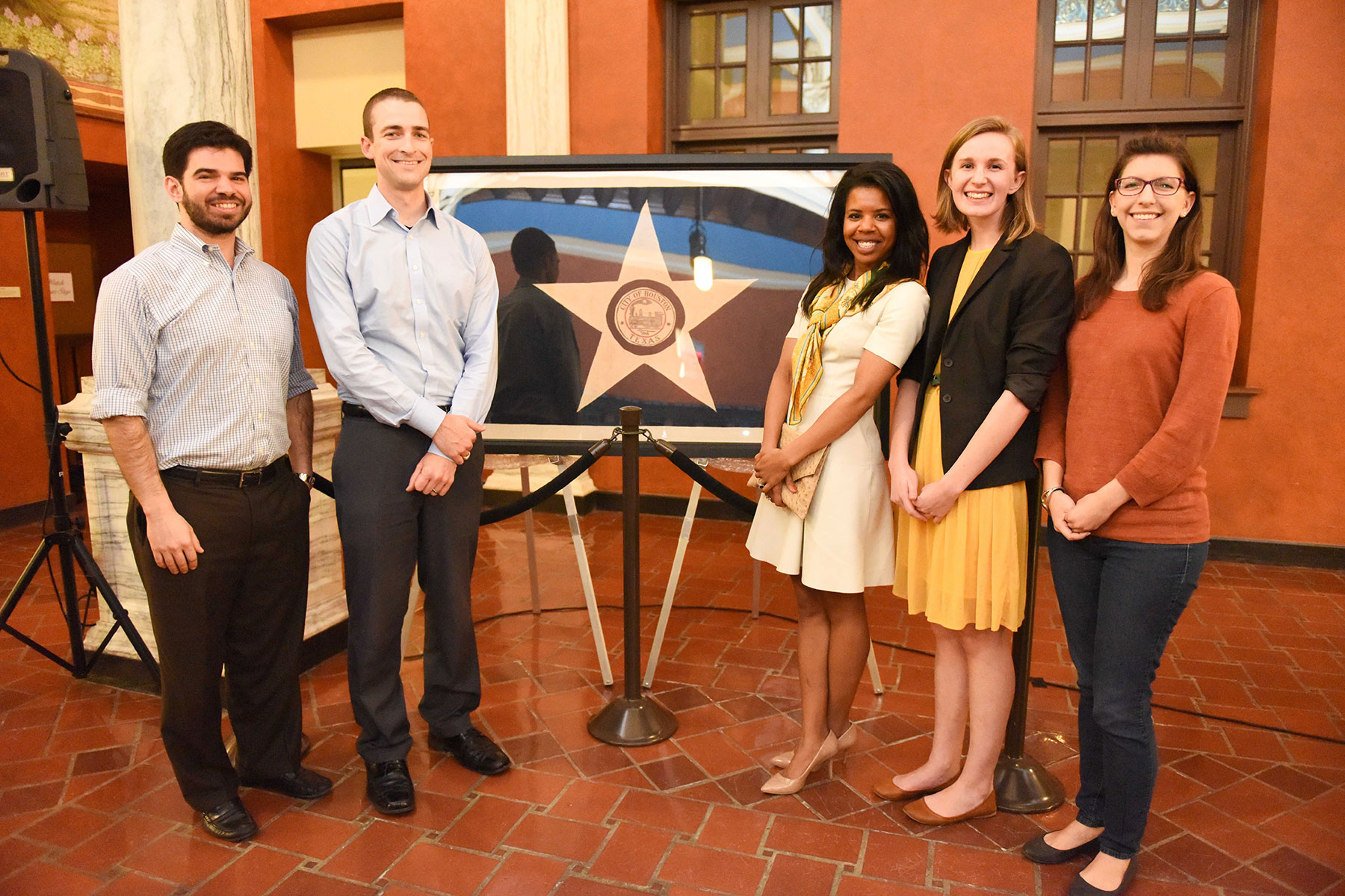 Members of Pier & Beam, Preservation Houston's next-generation member group / photo by Daniel Ortiz