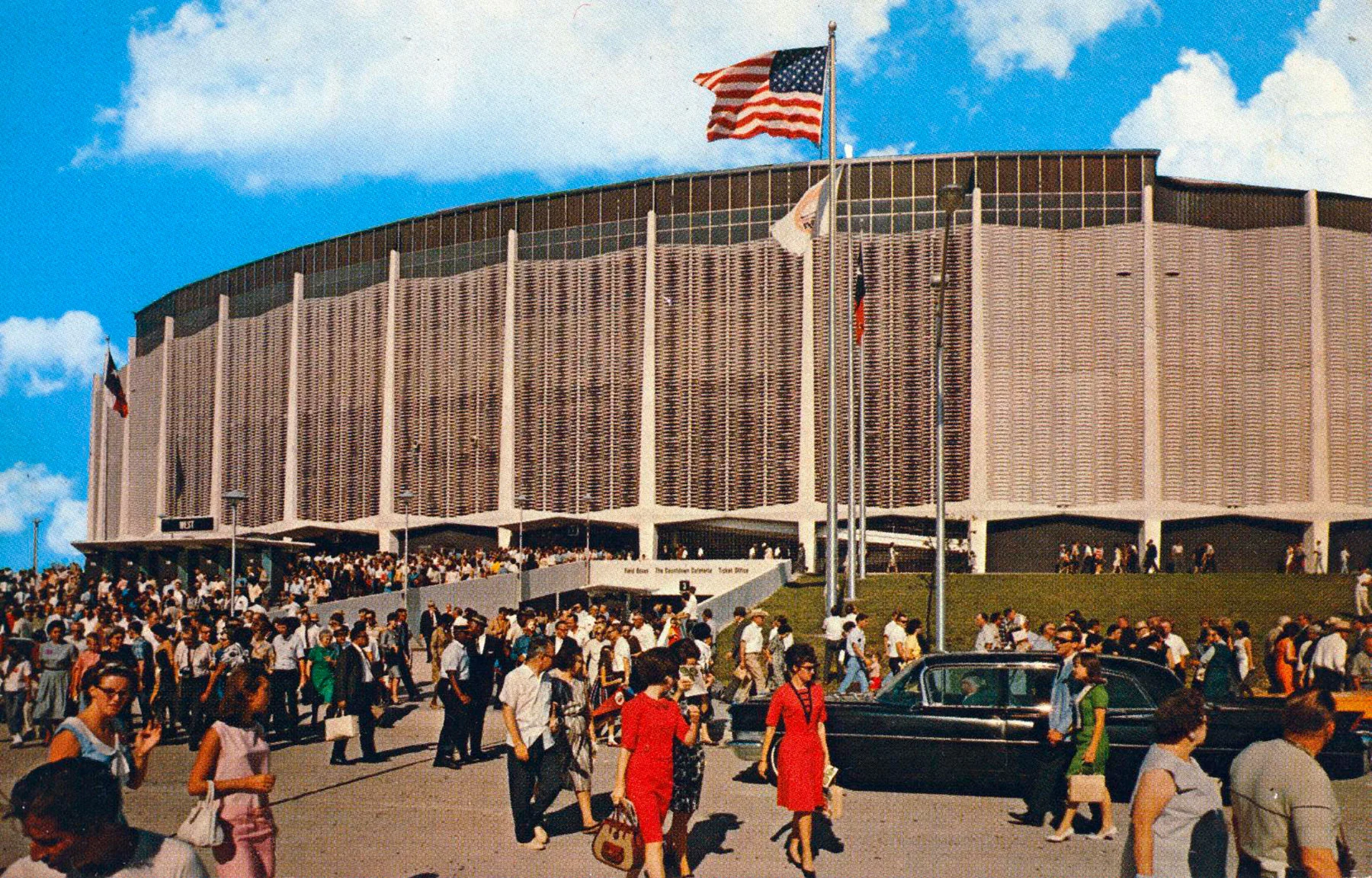 Harris County Domed Stadium (The Astrodome), 1960s / Preservation Houston file