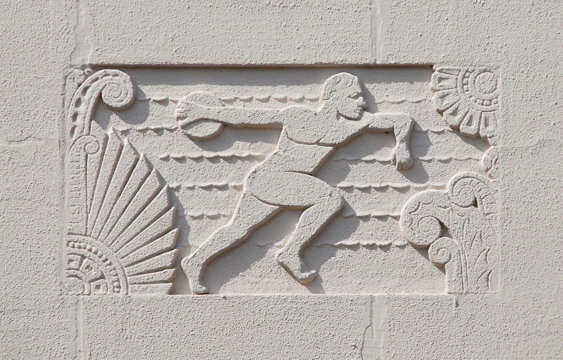 Relief plaques, Webster High School / photos by David Bush