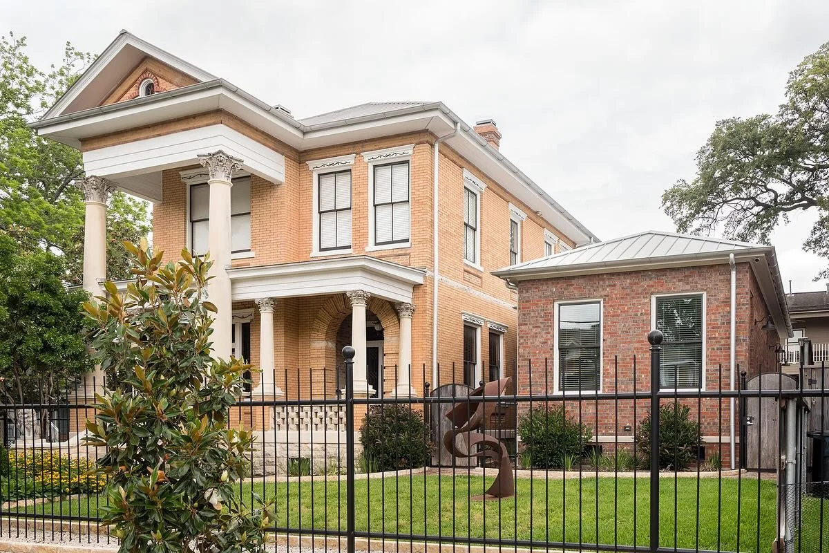 Step inside one of the Old Sixth Ward&rsquo;s most iconic homes &mdash; the Olle Lorehn House at 2018 Kane Street! 

Built around 1906 and attributed to architect Olle Lorehn, this beautifully preserved Classical Revival residence, once home to brick