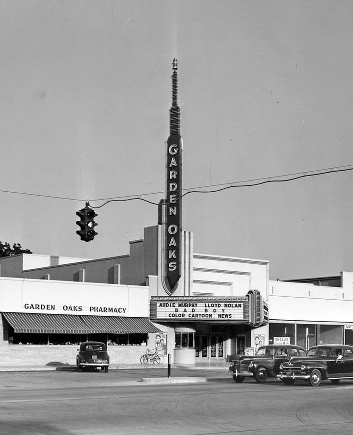 Garden Oaks Theater needs our voice, now more than ever! ⁠
⁠
The 1947 Garden Oaks Theater on North Shepherd Drive, a longtime neighborhood landmark, now faces demolition.⁠
⁠
With its iconic pylon sign, marquee entrance, terrazzo floors, and postwar m