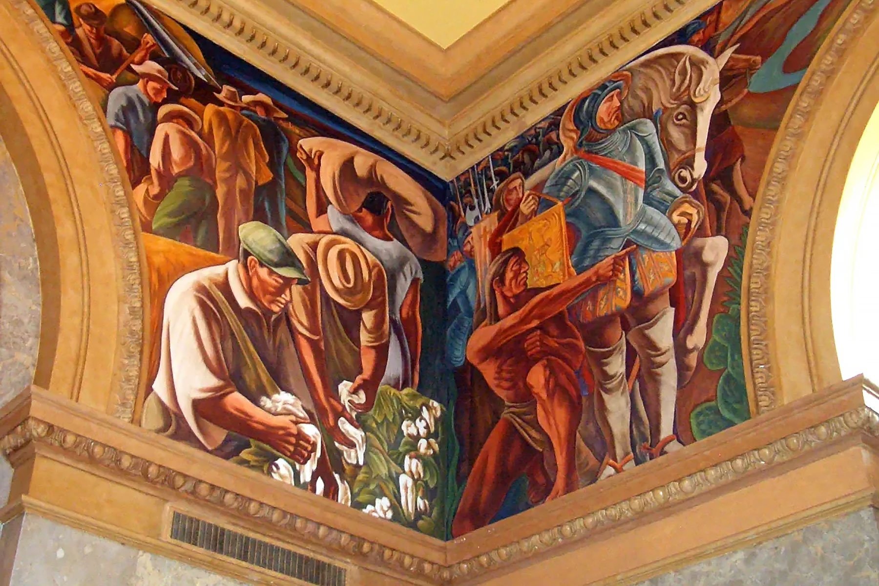  Frescoes in the Hipolito F. Garcia Federal Building and U.S. Courthouse, San Antonio /  courtesy photo  