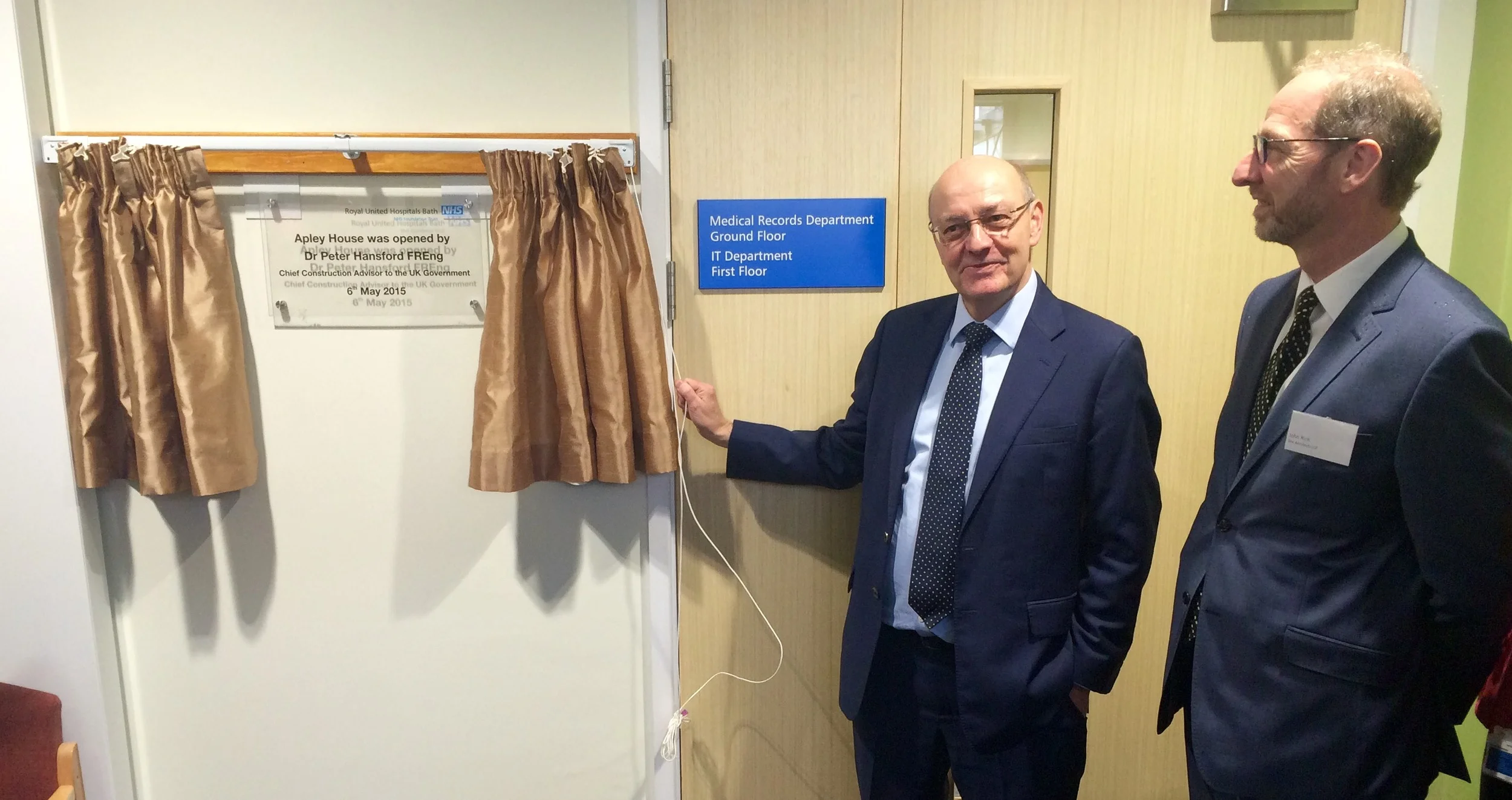 Opening of innovitive new building at Bath's RUH
