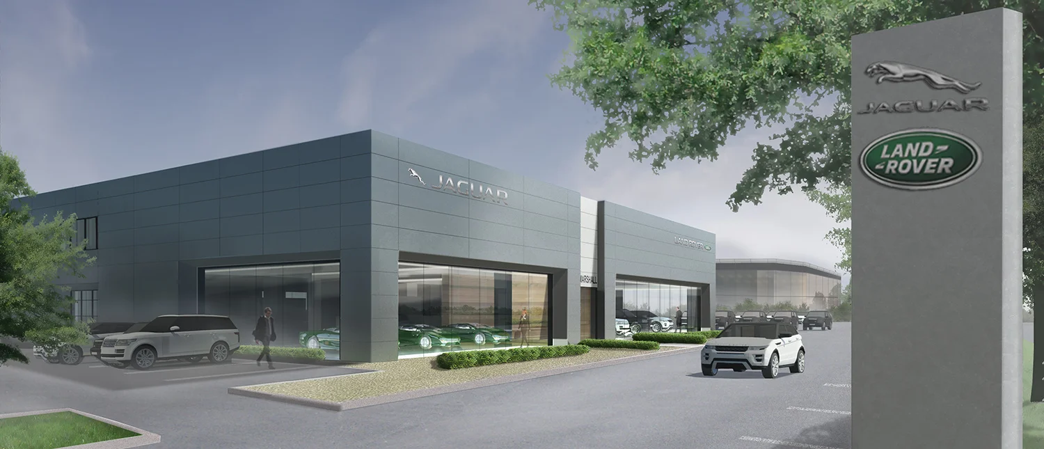 Planning consent granted for new Jaguar Land Rover dealerships