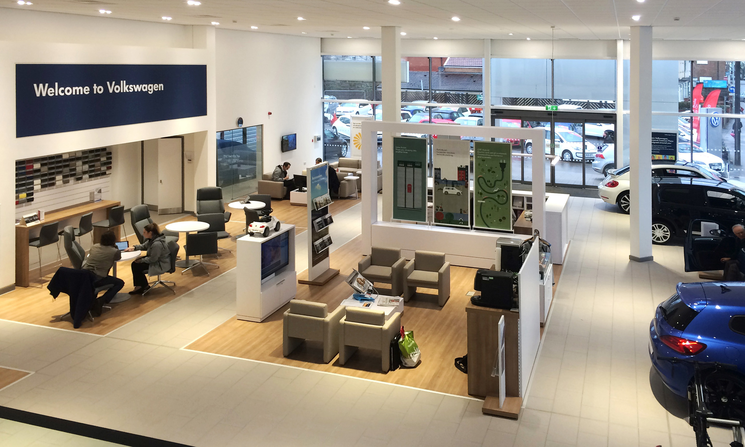 Handover day at Taunton Volkswagen