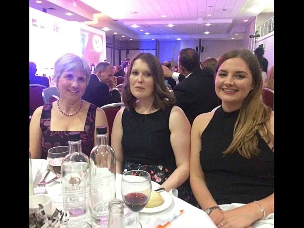 Jan, Fiona and Lizzie